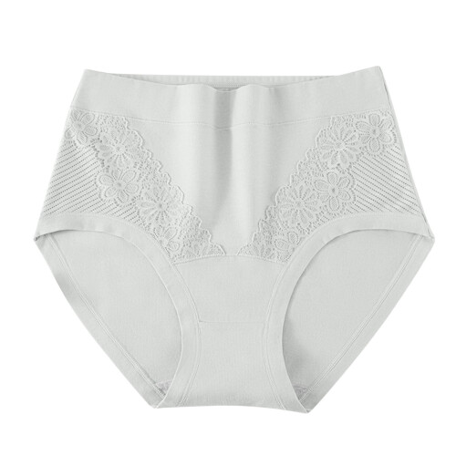 Women's High Waist Cotton Floral Briefs Full Coverage 2