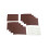 Sanding Paper Flocking 10 pcs 60-1000 Grit 110x100 mm 6