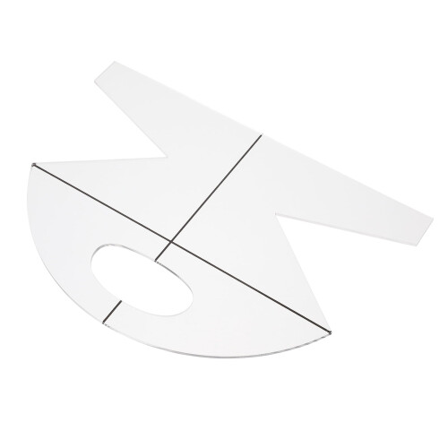 Quilting Ruler Transparent Cookie Template Biscuit Basket