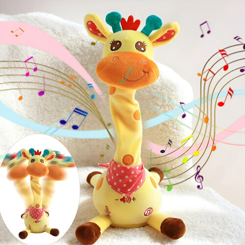 Dancing Talking Giraffe Plush Toy for Toddlers 1+ 2