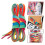 Hockey Flat Shoelaces Polyester Rainbow Gradient 5