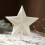White Christmas Star Tree Topper 20 cm 3
