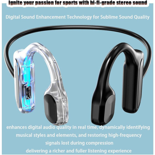 Bone Conduction Headphones Type-C Charging Long Battery Life 2
