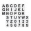 Letter Stencils 36 pcs 3 inch reusable for DIY crafts 4
