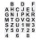 Letter Stencils 36 pcs 3 inch reusable for DIY crafts 2