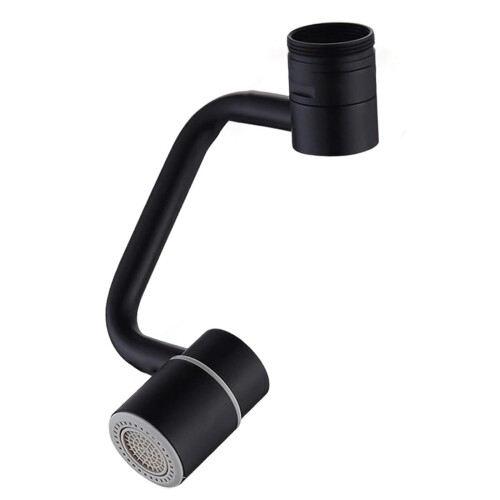 Swivel Faucet Extender Dual-Spray Solid Brass Aerator 1