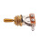 FOXNOVO Golden Guitar Pickup Toggle Switch with Knurled Nut 1