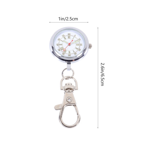 Quartz Pocket Watch Keyring Pendant 1 pc 2