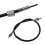 Motorcycle Speedometer Odometer Cable 60cm Black 6