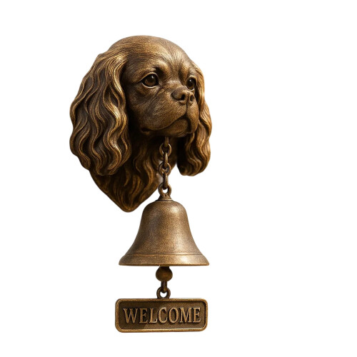 Welcome Dinner Bell Iron Outdoor Hanging Bell Retro 1