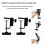 Metal Desk Clamp Microphone Bracket Base 2 pcs 3