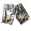 Fingerless Motorcycle Gloves PU Leather Punk Style 1
