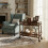 Mobile Storage Rack Floor Standing Two-Tier Solid Wood 5