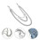 Hip Hop Pants Chain Decorative Skull Silver 1 Pack 7