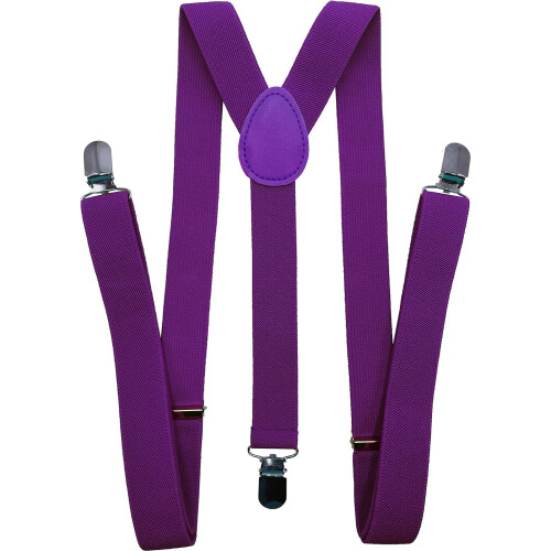 Suspenders Unisex Elastic Adjustable Y-Back