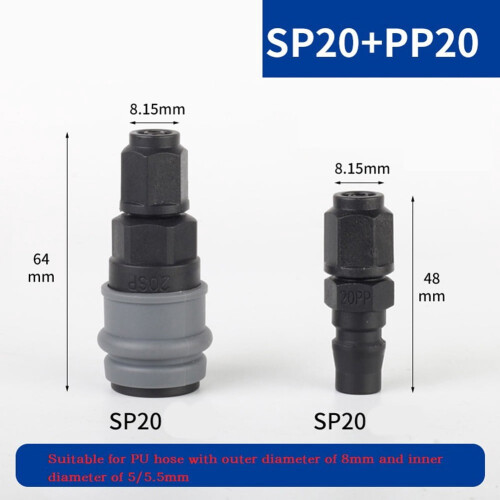 C-Type Self-Locking Quick Connector for Pneumatic Fittings