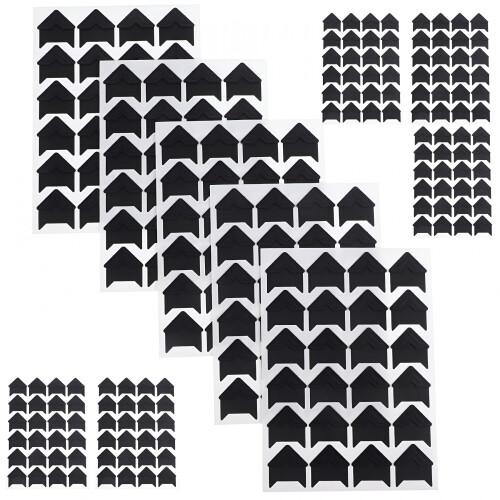 Photo Corners Black Scrapbook 240 Pieces