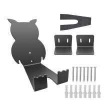 Owl Wall Mounted Bike Hook Set for Apartment Storage
