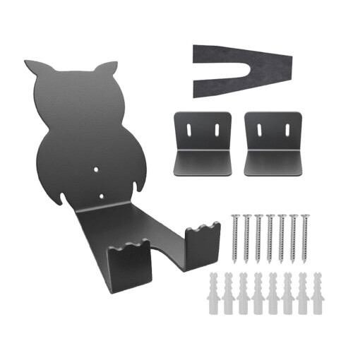 Owl Wall Mounted Bike Hook Set for Apartment Storage