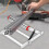 Metal Storage Rack and Support Frame for Table Saws 6