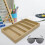 Glasses Display Tray Khaki Linen MDF 5-Grid 8