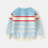 Light Blue Striped Sweater Cotton Knit 2 Years 4