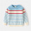 Light Blue Striped Sweater Cotton Knit 2 Years 1