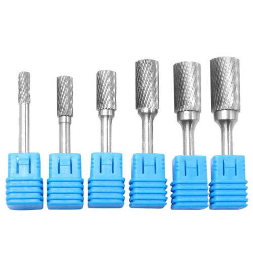 Solid Carbide Burr Set for Rotary Tools 6-Piece