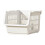 Stackable Storage Baskets with Wheels and Drainage ABS 3
