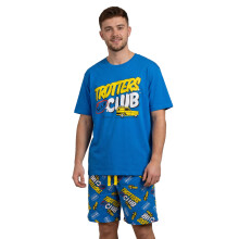 (XX-Large) Only Fools And Horses Short Sleeve Short Leg Pyjama Set (Mens Blue)