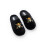 (2 UK Child) One Piece Mule Slippers (Boys Black) 1