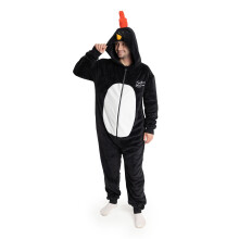 (Medium) Wallace And Gromit Onesie (Unisex Black)