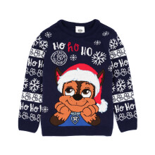 (6-7 Years) Paw Patrol Christmas Jumper (Boys Blue)