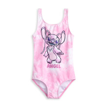 (7-8 Years) Disney Lilo & Stitch 1 Piece Swimming Costume (Girls Pink)