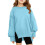 Girls Oversized Pullover Sweater Long Sleeve Drop Shoulder 1