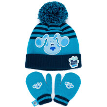 Blue's Clues & You! Beanie and Gloves Set (Unisex Kids Blue)