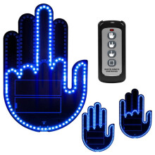 Wireless LED Car Gesture Light Remote Rechargeable 3 Modes