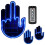 Wireless LED Car Gesture Light Remote Rechargeable 3 Modes 1
