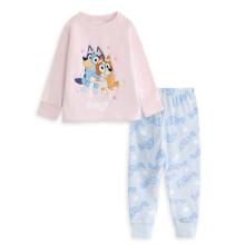 (18-24 Months) Bluey Long Sleeve Long Leg Pyjama Set (Girls Pink)