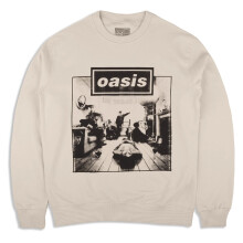 (XXL, Biege) Oasis Definitely Maybe Drum Sweatshirt