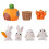 Small Bunny Figurine Cake Decoration 12 pcs 1