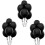 Bride Balloons Black Latex Wedding 50 pcs 1