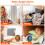 Mini Electric Space Heater 1000W Ceramic 3 Modes 2