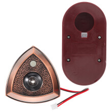 Zinc Alloy Door Peephole with Bell 1 Pack