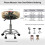 Black Cat Trees Bar Stool Cushion Set 2pcs Round Stretch 6