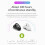Wireless Bluetooth Earbuds with Mic, Sports Fit, 6-Hour 8