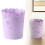Eco-Friendly Wastebasket Plastic Recycling Bin Purple 1