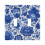 Light Switch Wall Plate Cover Blue Floral Pattern 2-Gang 1