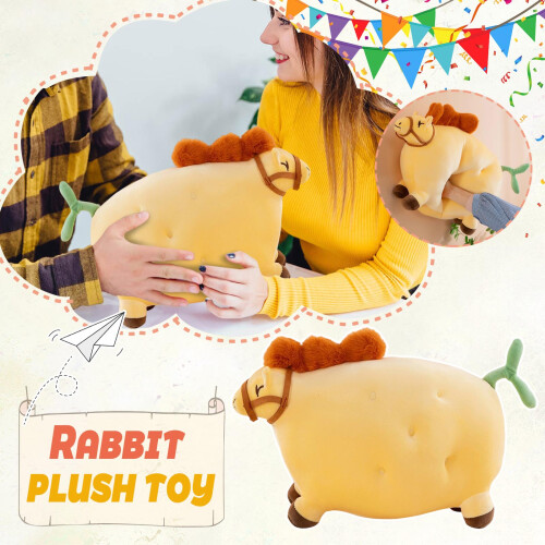 Potato-Shaped Pony Plush Toy 15.75 inch