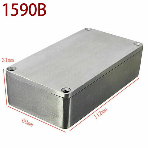 Aluminum Instrument Enclosure Silver Project Box
